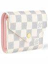 Victorine Damier Azur Canvas Bicycle Wallet Beige Pink - LOUIS VUITTON - BALAAN 4