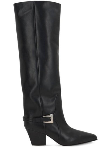 Paris Texas Jane High Leather Boots With Heel - PARIS TEXAS - BALAAN 1