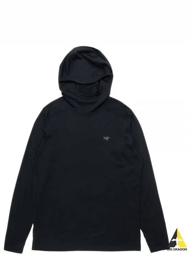 Ionia Merino Wool Hoodie Black - ARC'TERYX - BALAAN 2