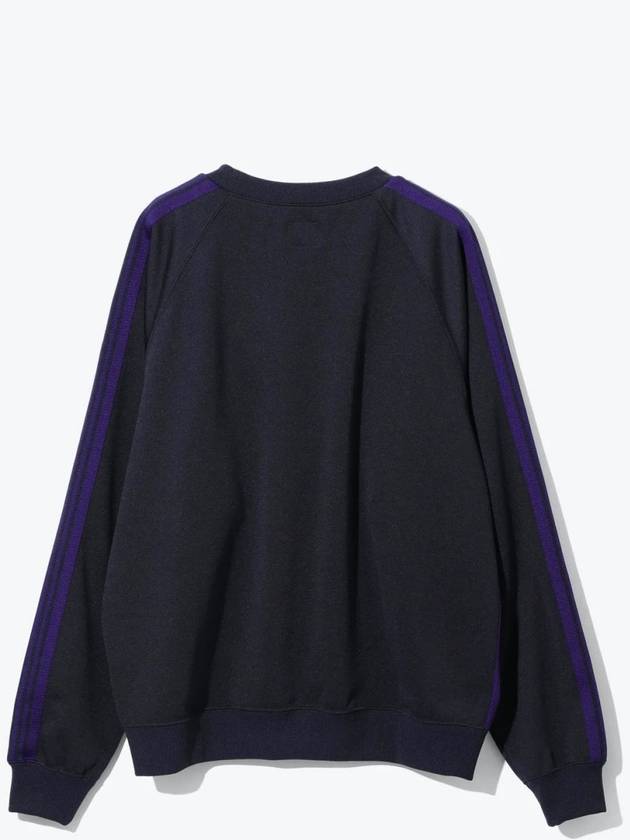 Poly Smooth Track Crew Neck Sweatshirt Navy - NEEDLES - BALAAN 3