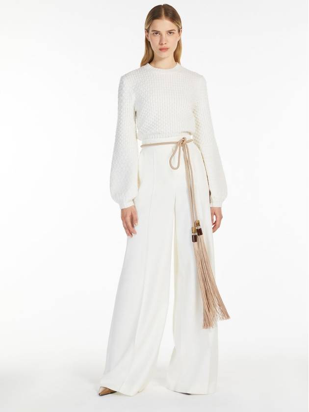 Max Mara Trousers White - MAX MARA - BALAAN 2