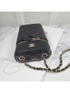 Classic Cosmetic Case Chain Phone Holder Mini Bag Black - CHANEL - BALAAN.