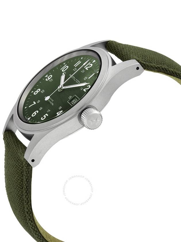 Khaki Field Mechanical 38MM Watch Green - HAMILTON - BALAAN 3