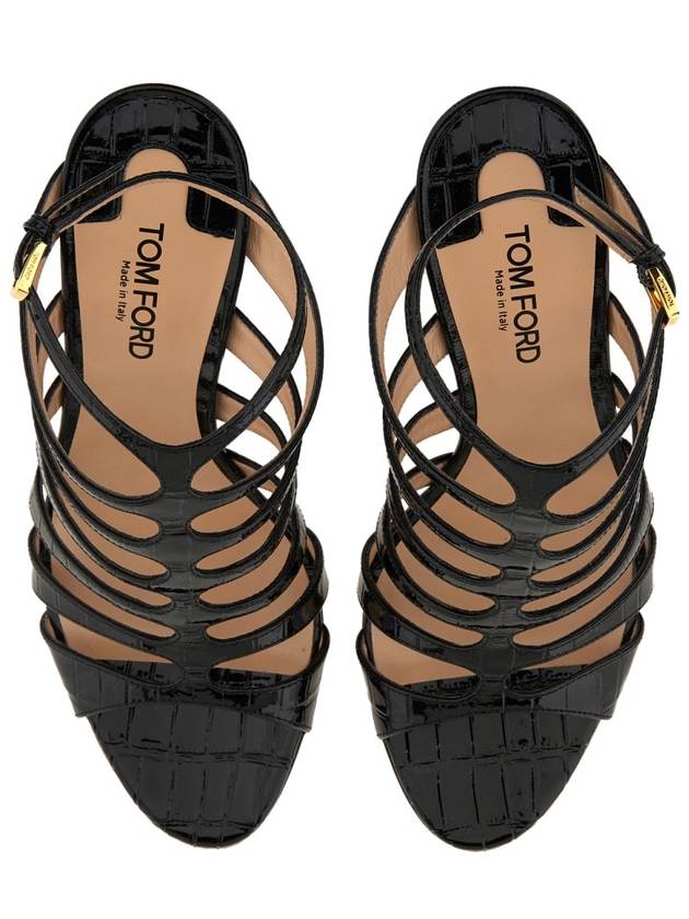 Sandals W3490 LSP035G1N001 BLACK - TOM FORD - BALAAN 4