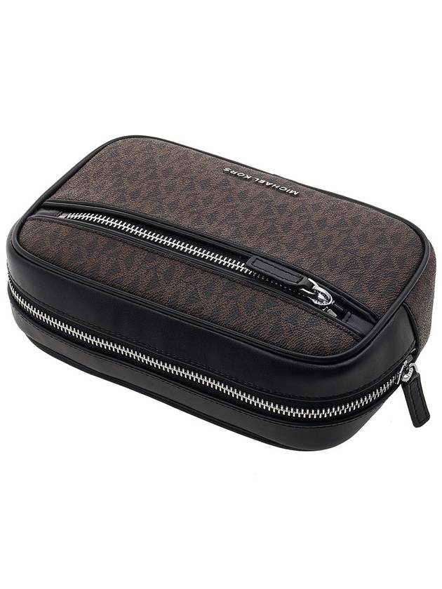 3 In 1 Logo Monogram Travel Gift Set Clutch Bag Brown - MICHAEL KORS - BALAAN 6