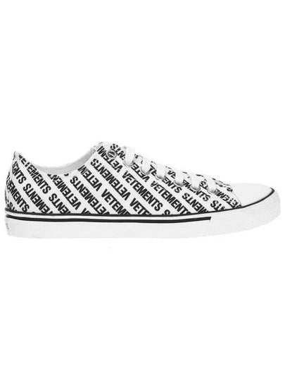 Monogram Low Top Sneakers White - VETEMENTS - BALAAN 2