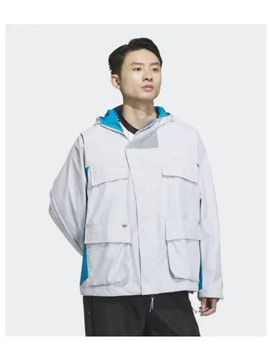 adidas x ORDINARY PEOPLE Jacket Light Gray Blue JN5824 - ADIDAS - BALAAN 1