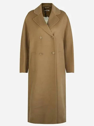 2429016061600 045 Copy Double Breasted Maxi Coat Camel 1047417 - MAX MARA - BALAAN 1