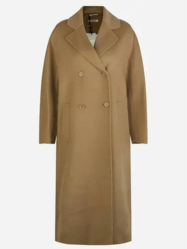 2429016061600 045 Copy Double Breasted Maxi Coat Camel 1046771 - MAX MARA - BALAAN 1