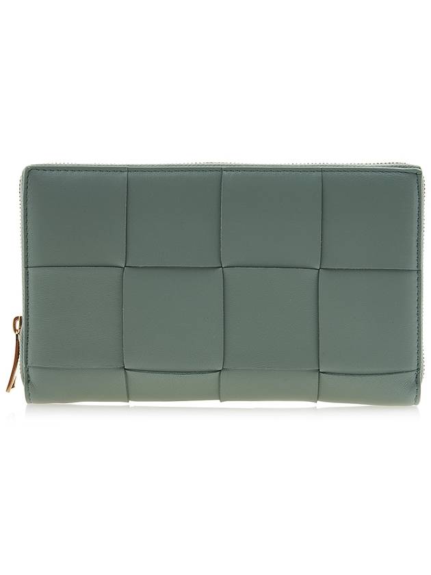 Intrecciato Zipper Around Long Wallet New Sage - BOTTEGA VENETA - BALAAN 2