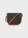 Triomphe Medium Folco Cross Bag Tan - CELINE - BALAAN 4