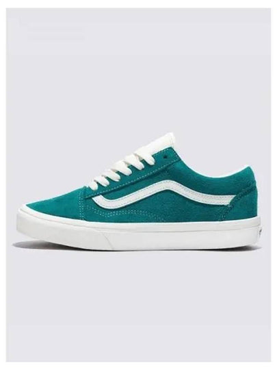 Old Skool Suede Low Top Sneakers Green Marshmallow - VANS - BALAAN 2