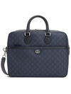 Ophidia Medium GG Briefcase Dark Blue - GUCCI - BALAAN 2