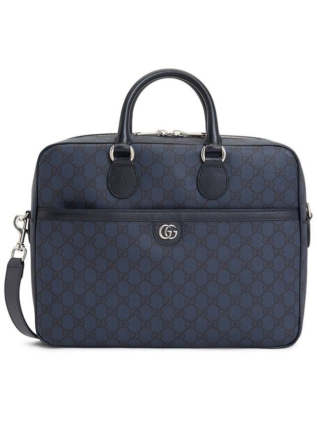 Ophidia Medium GG Briefcase Dark Blue - GUCCI - BALAAN 2