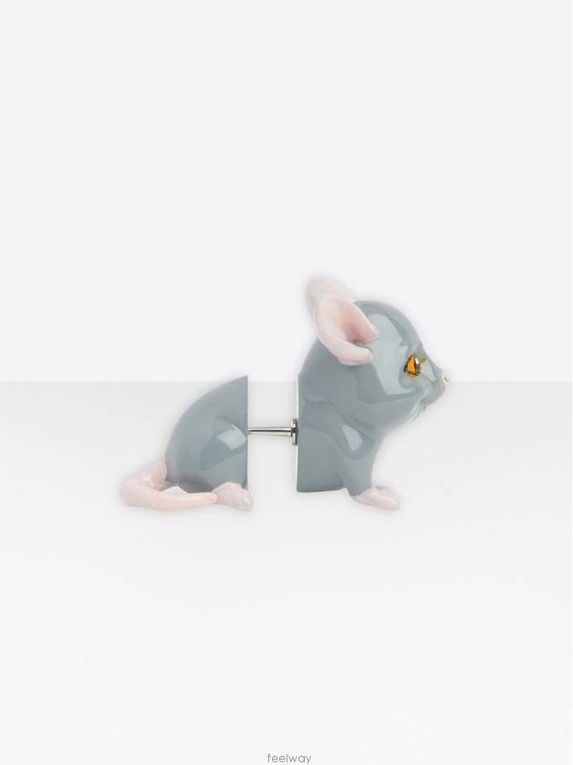 Happy Rat Stud Earrings - BALENCIAGA - BALAAN 4