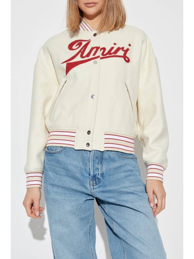 Amiri Jacket With Logo, Women's, Cream - AMIRI - BALAAN 3