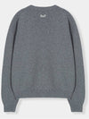 Herrash Round Neck Cardigan Gray W - KINETO - BALAAN 4