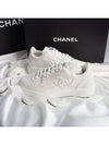 CC Logo Calfskin Low Top Sneakers White - CHANEL - BALAAN 11