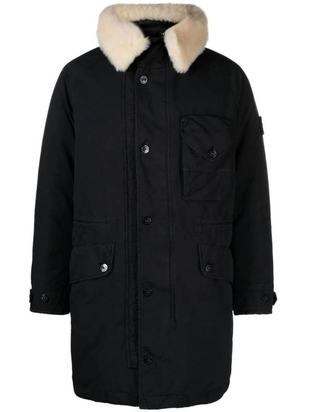 Wappen David TC Down Jacket Navy - STONE ISLAND - BALAAN 1