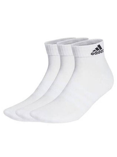 Cushion Ankle Socks 3 Pairs White - ADIDAS - BALAAN 2