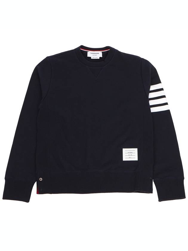 4 Bar Loopback Jersey Sweatshirt Navy - THOM BROWNE - BALAAN 2