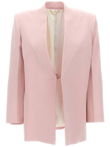 Victoria Beckham Single-Breasted Blazer Jacket - VICTORIA BECKHAM - BALAAN 1