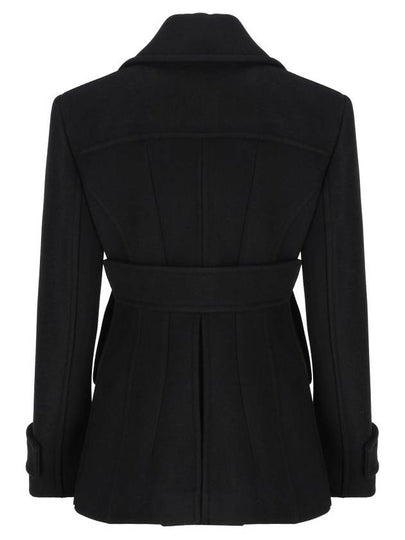 Valentino Garavani Coats Black - VALENTINO - BALAAN 2