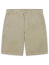 Golfwear Men's Stretch Cotton Shorts Beige - ONOFF - BALAAN 1