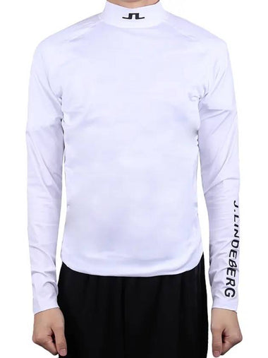 Golf Aello Soft Compression Long Sleeve T Shirt White - J.LINDEBERG - BALAAN 1