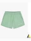 Embroidered Logo Cotton Shorts Mint - SPORTY & RICH - BALAAN 2