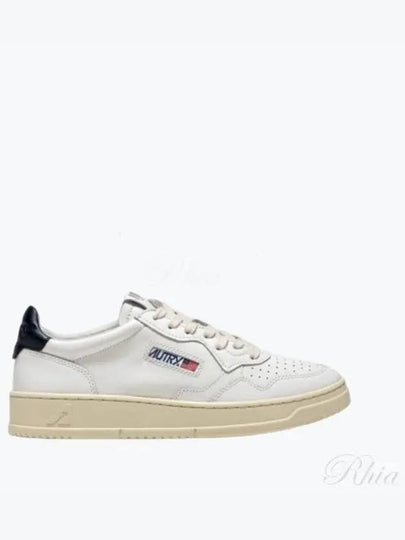 Medalist Black Heel Tab Low Top Sneakers White - AUTRY - BALAAN 2