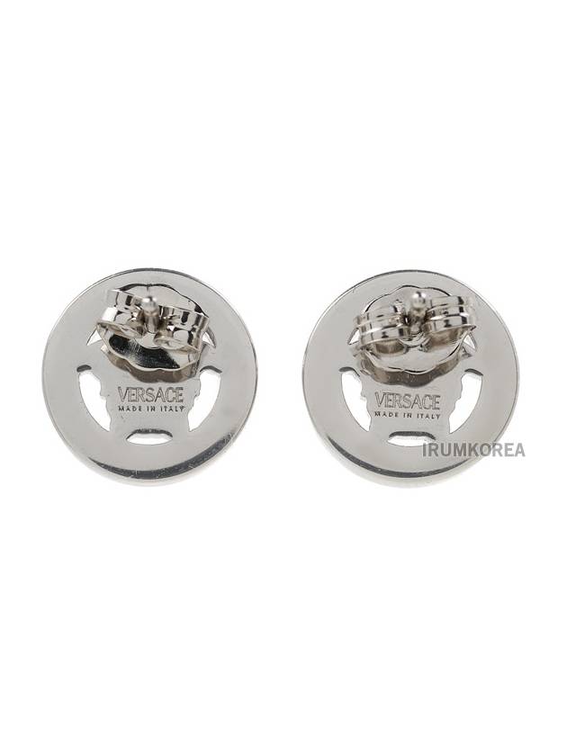 Medusa Earrings Silver - VERSACE - BALAAN 4