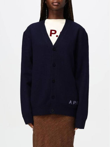 Kenny Merino Wool Cardigan Dark Navy - A.P.C. - BALAAN 1