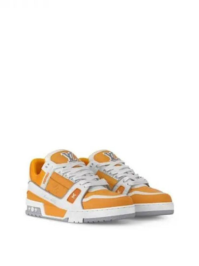 LV Trainer Low Top Sneakers Safran Yellow - LOUIS VUITTON - BALAAN 2