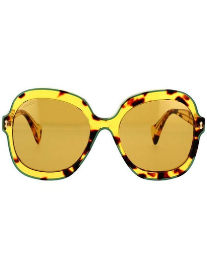 tortoiseshell effect oversized frame sunglasses GG1240S - GUCCI - BALAAN 2