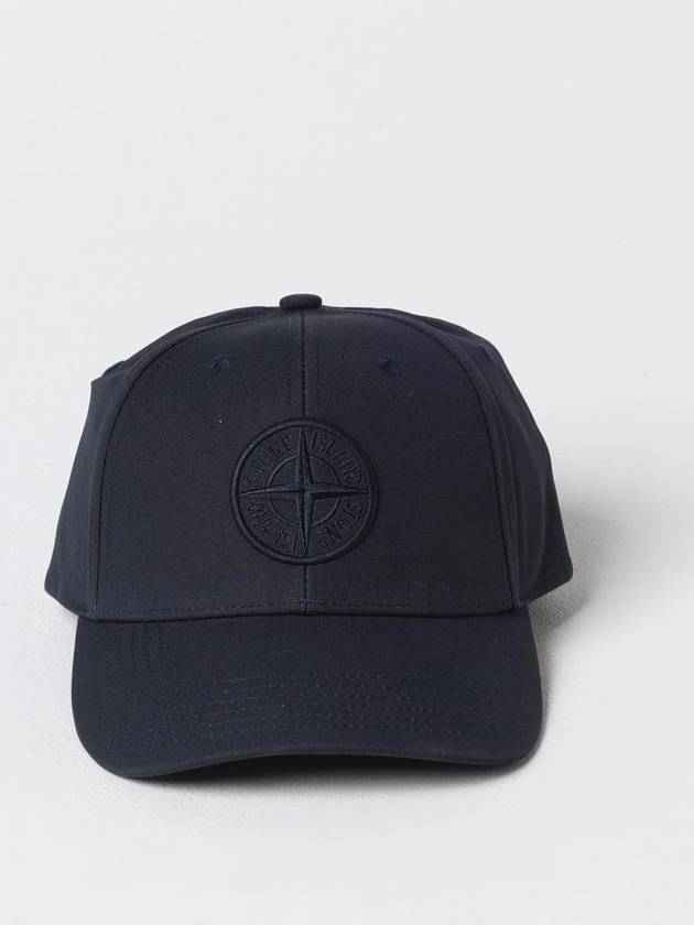 99661 Cotton Rep 6 Panel Ball Cap Navy - STONE ISLAND - BALAAN 3