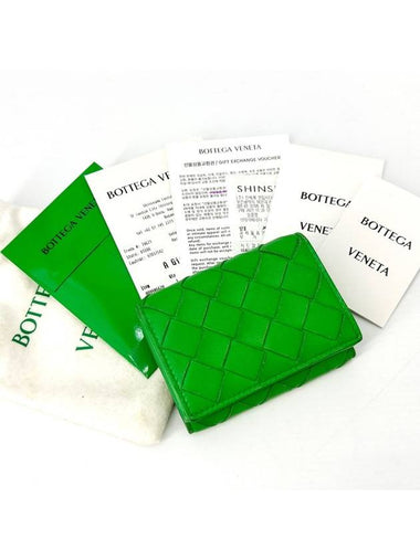 Intrecciato flap bi fold wallet - BOTTEGA VENETA - BALAAN 1