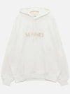 Embroidered Logo Hoodie White - SUNNEI - BALAAN 2