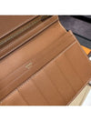 Wallet Grained Monsieur Madame Skin Vein Gold Brown Long - HERMES - BALAAN 3