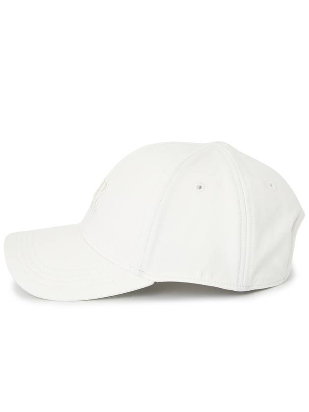 Kids Shell-R Logo Cap Hat White - CP COMPANY - BALAAN 4