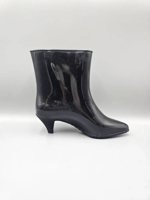 Women s Interlocking Shiny Rubber Ankle Boots 724458 - GUCCI - BALAAN 5