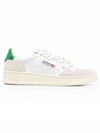 Men's Medalist Leather Low Top Sneakers Green Tab - AUTRY - BALAAN 2