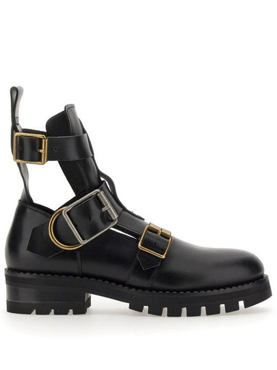 Buckle Calfskin Ankle Boots Black - VIVIENNE WESTWOOD - BALAAN 2