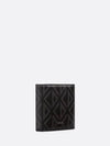 CD Diamond Canvas Compact Vertical Card Wallet Black - DIOR - BALAAN 3