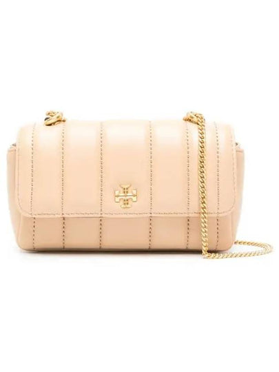 Kira Flap Mini Shoulder Bag Beige - TORY BURCH - BALAAN 2