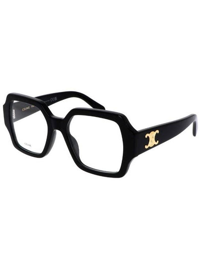 Eyewear Square Acetate Eyeglasses Black - CELINE - BALAAN 2