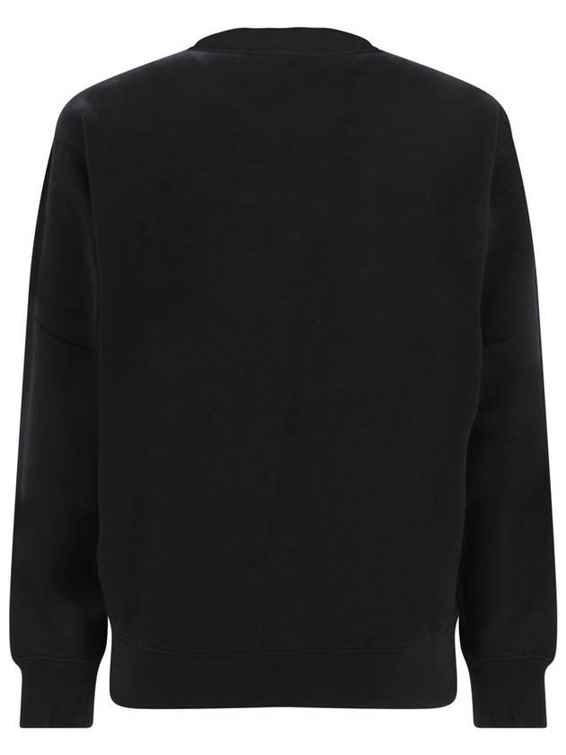 Tiger Logo Patch Cotton Sweatshirt Black - KENZO - BALAAN 3