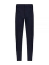 Cigarette Fit Wool Slacks Nautic Blue - AMI - BALAAN 2