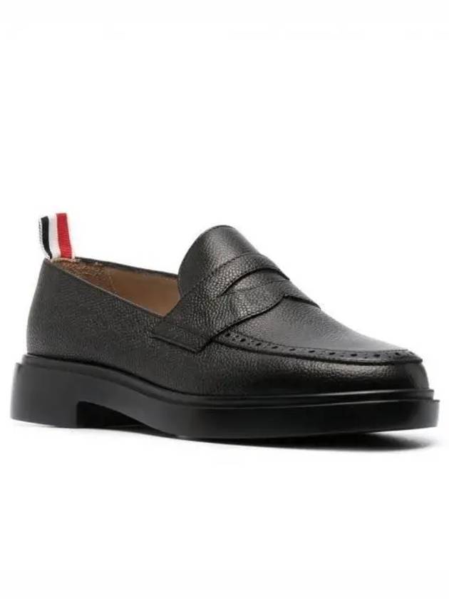 Lightweight Sole Penny Loafer Black - THOM BROWNE - BALAAN 2