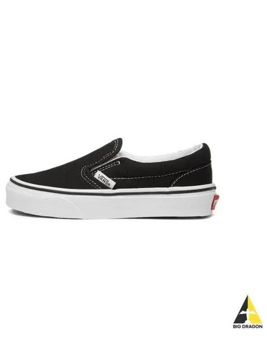 KIDS Classic Slip On Black True White - VANS - BALAAN 1